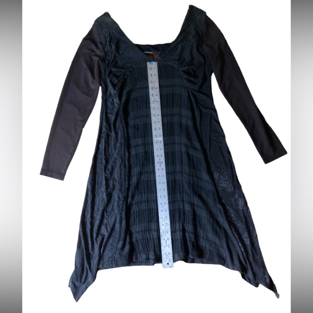 AngelsNeverDie Plaid, Mesh, Floral Dress Sz:L